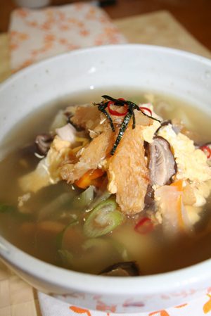 干したら スープの作り方 二日酔いにも最適 干したらのスープ 북어국 のレシピ 韓国料理店に負けない韓国家庭料理レシピ 眞味