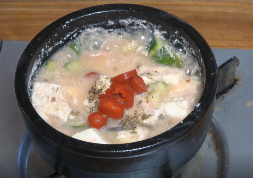 明太子豆腐チゲ作り方 ご飯にかけて食べると最高 韓国料理店に負けない韓国家庭料理レシピ 眞味